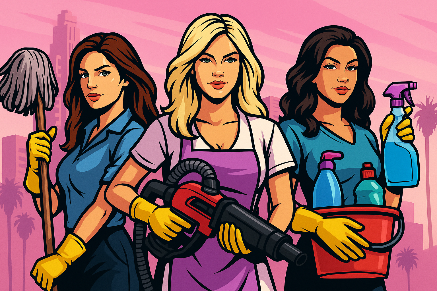 ShineBerry Cleaning GTA style banner